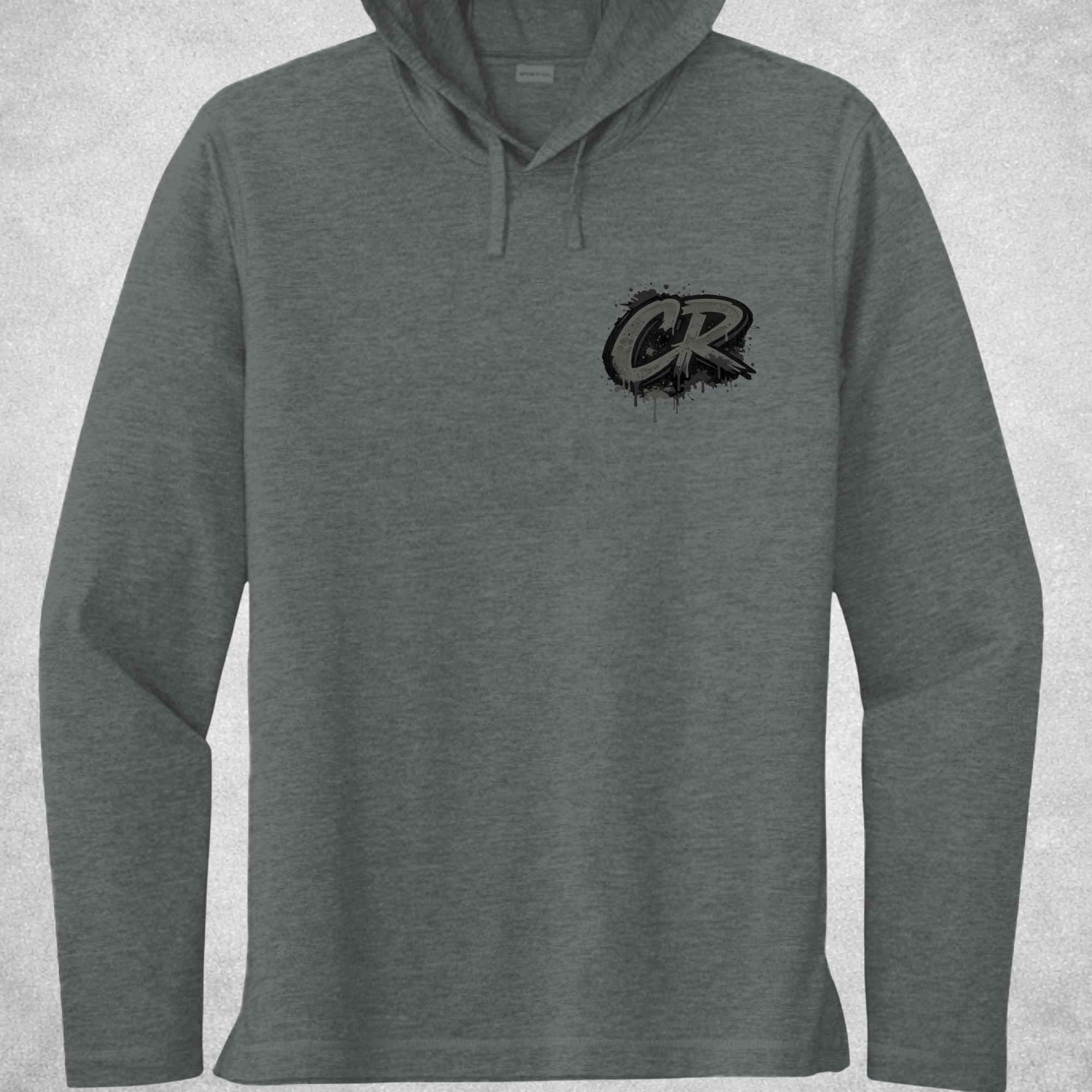 Sport-Tek ST406 Sport-Tek ® PosiCharge ® Tri-Blend Wicking Long Sleeve Hoodie